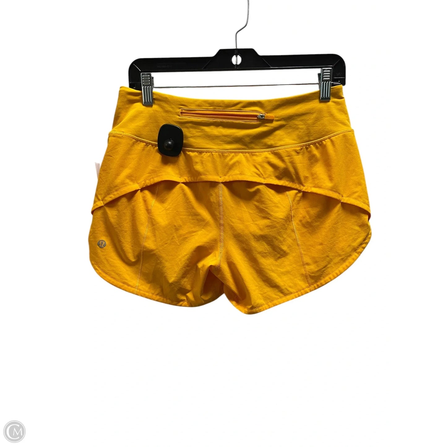 Athletic Shorts By Lululemon In Yellow, Size: 6