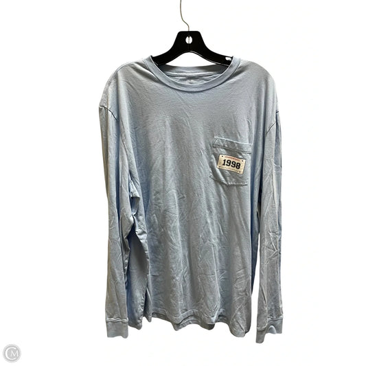 Top Long Sleeve By Vineyard Vines In Blue, Size: Xl