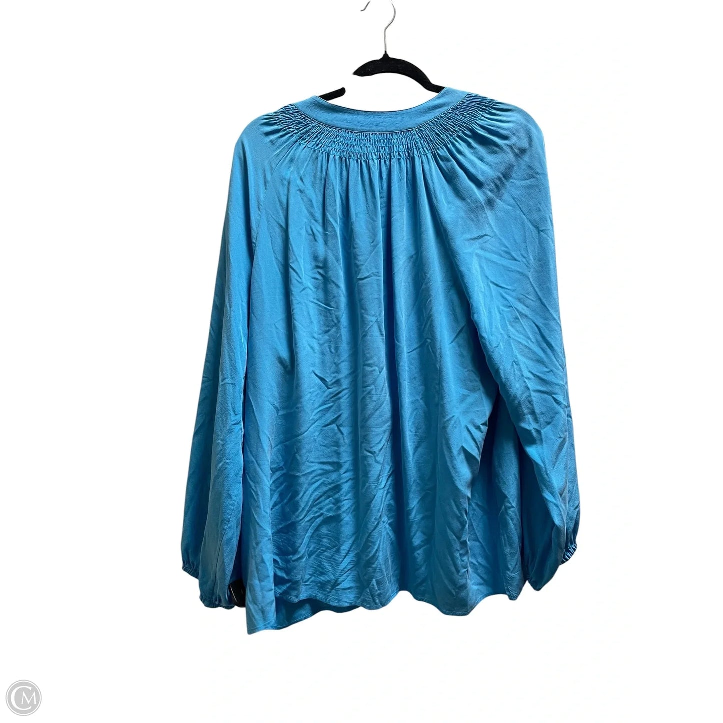 Top Long Sleeve Designer By Lilly Pulitzer In Blue, Size: Xl