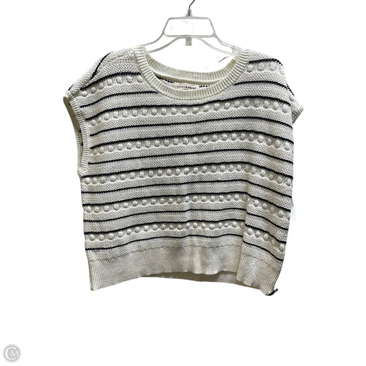 Top Sleeveless By Lucky Brand In Striped Pattern, Size: L