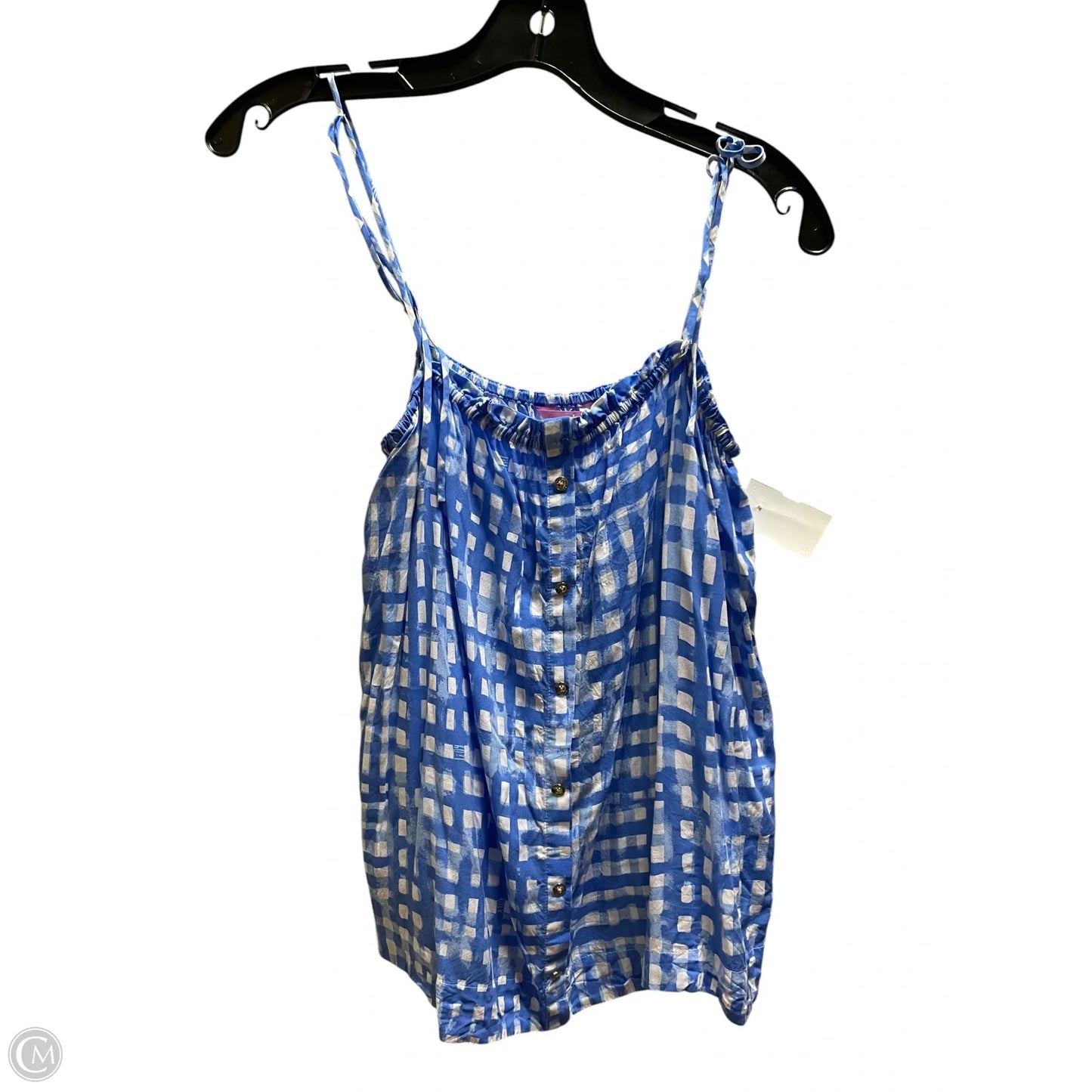 Top Sleeveless Designer By Lilly Pulitzer In Blue, Size: M
