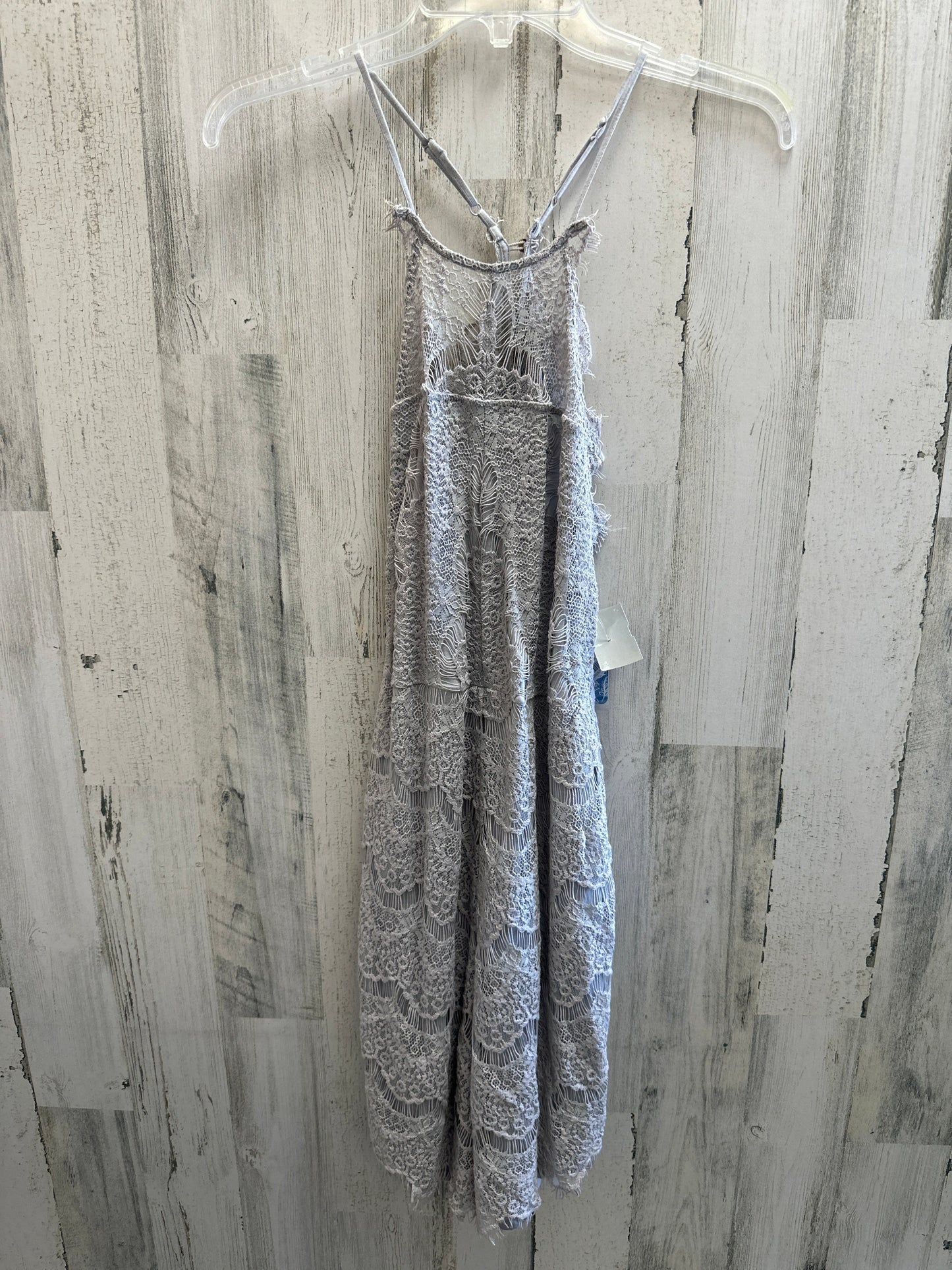 Grey Dress Casual Midi Free People, Size S