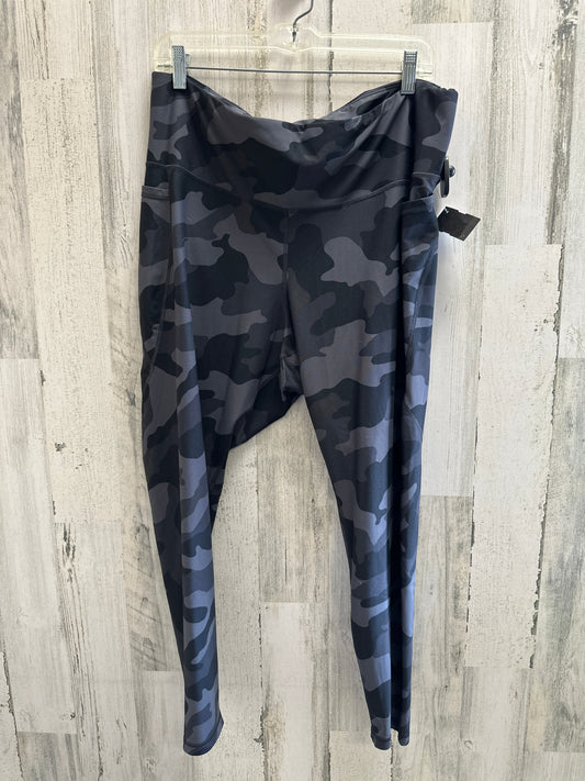 Camouflage Print Athletic Leggings Old Navy, Size 2x