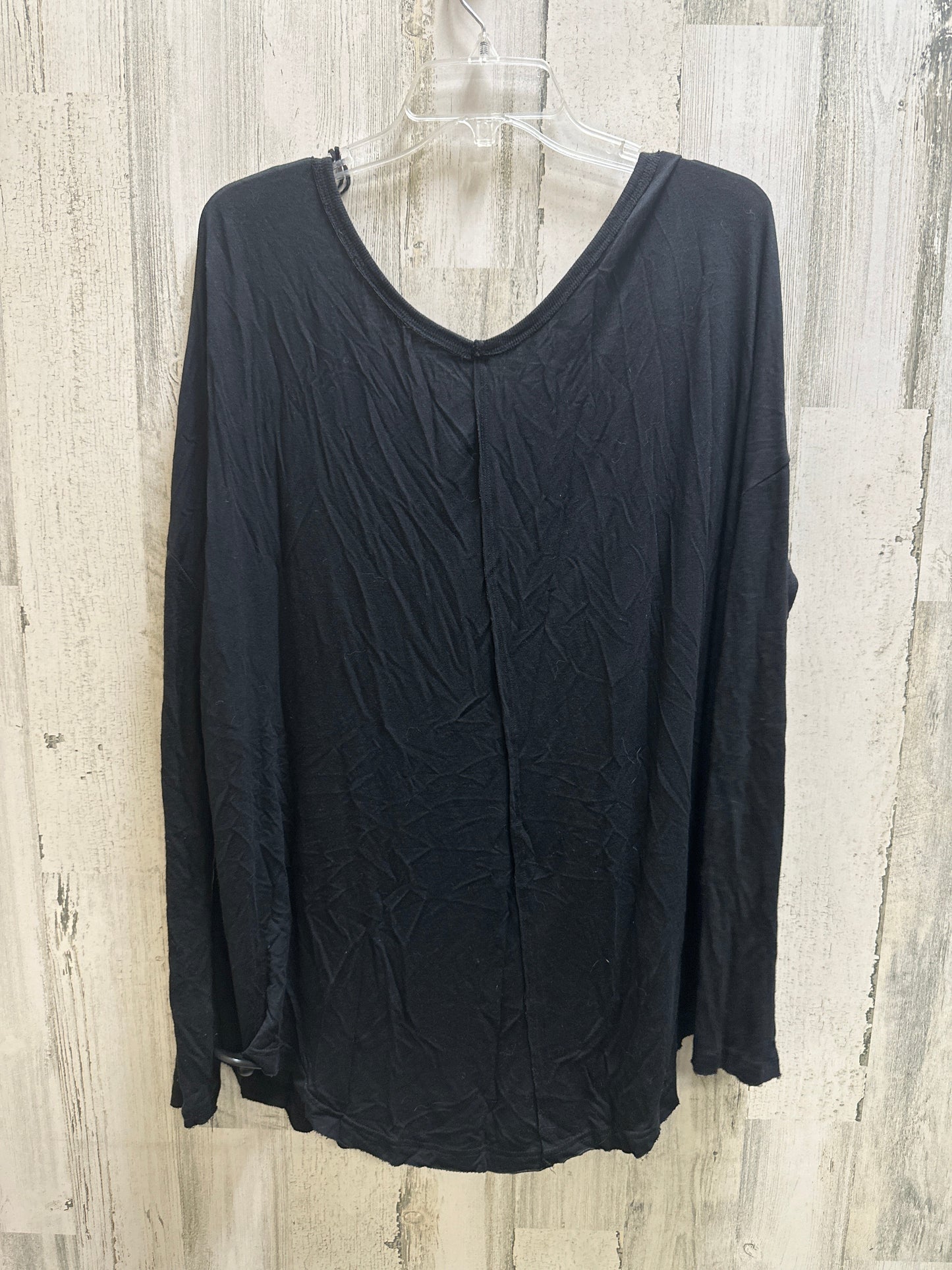 Black Top Long Sleeve Free People, Size L