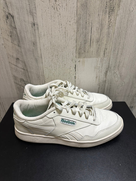 Cream Shoes Sneakers Reebok, Size 8