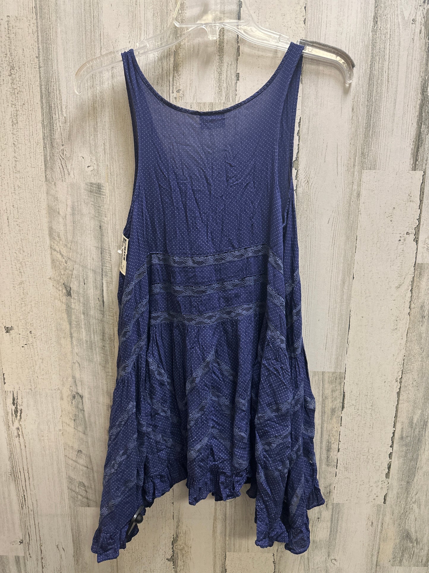 Navy Top Sleeveless Free People, Size Xs