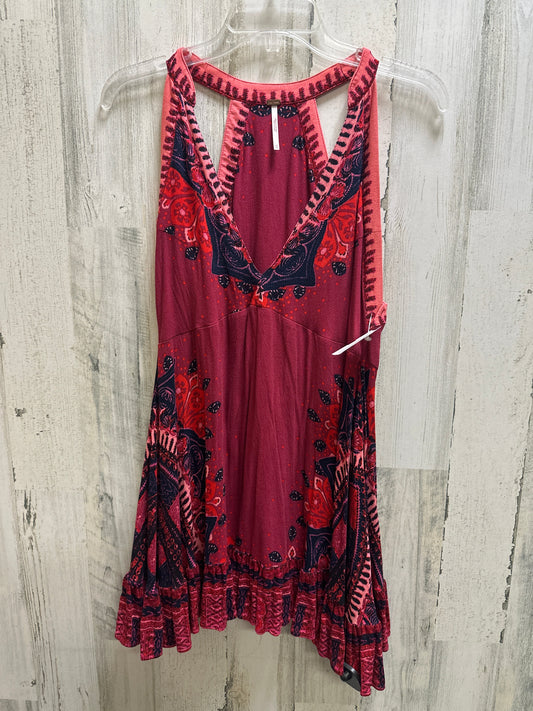Red Top Sleeveless Free People, Size Xs