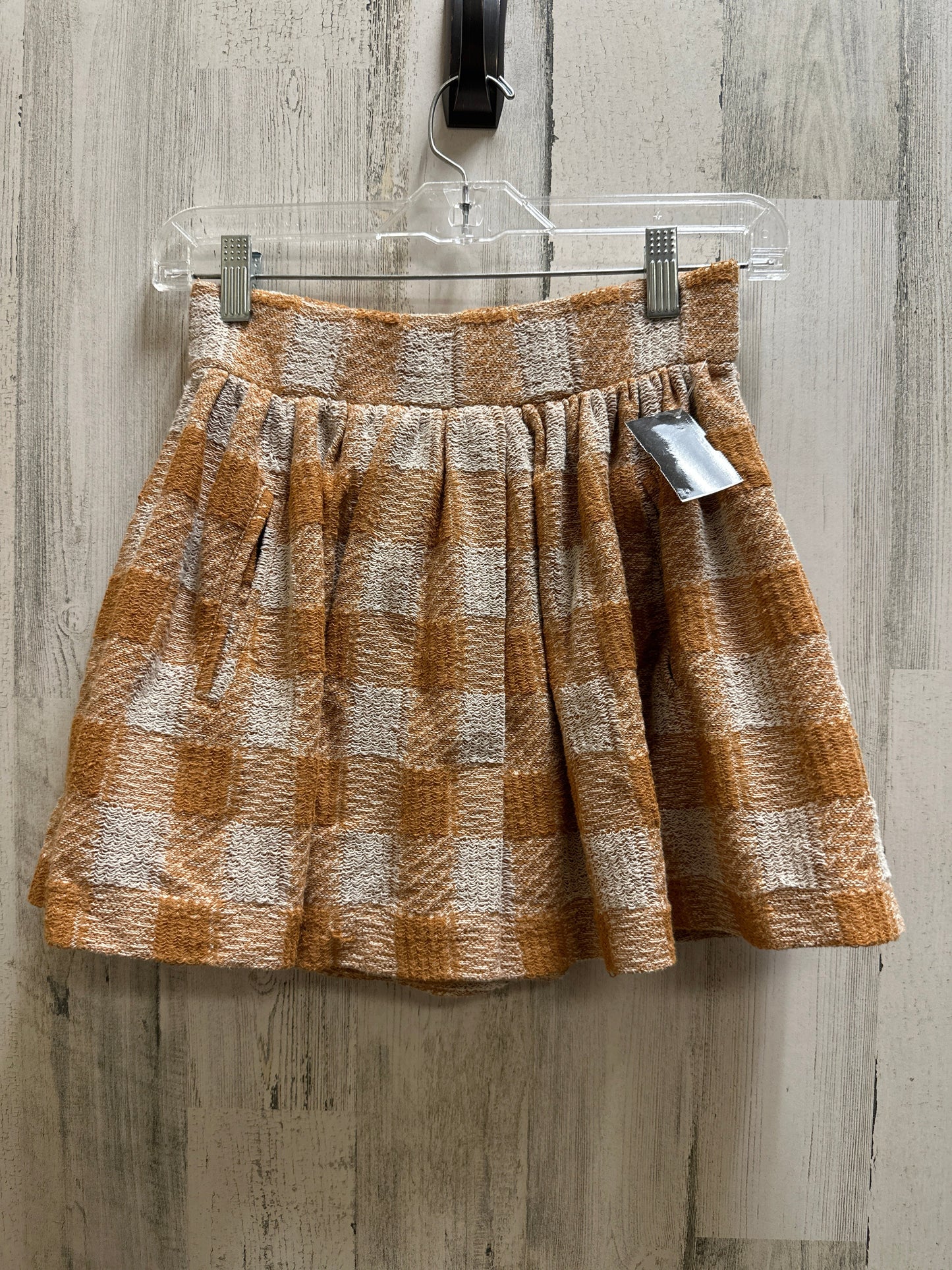 Yellow Skirt Mini & Short Free People, Size Xs