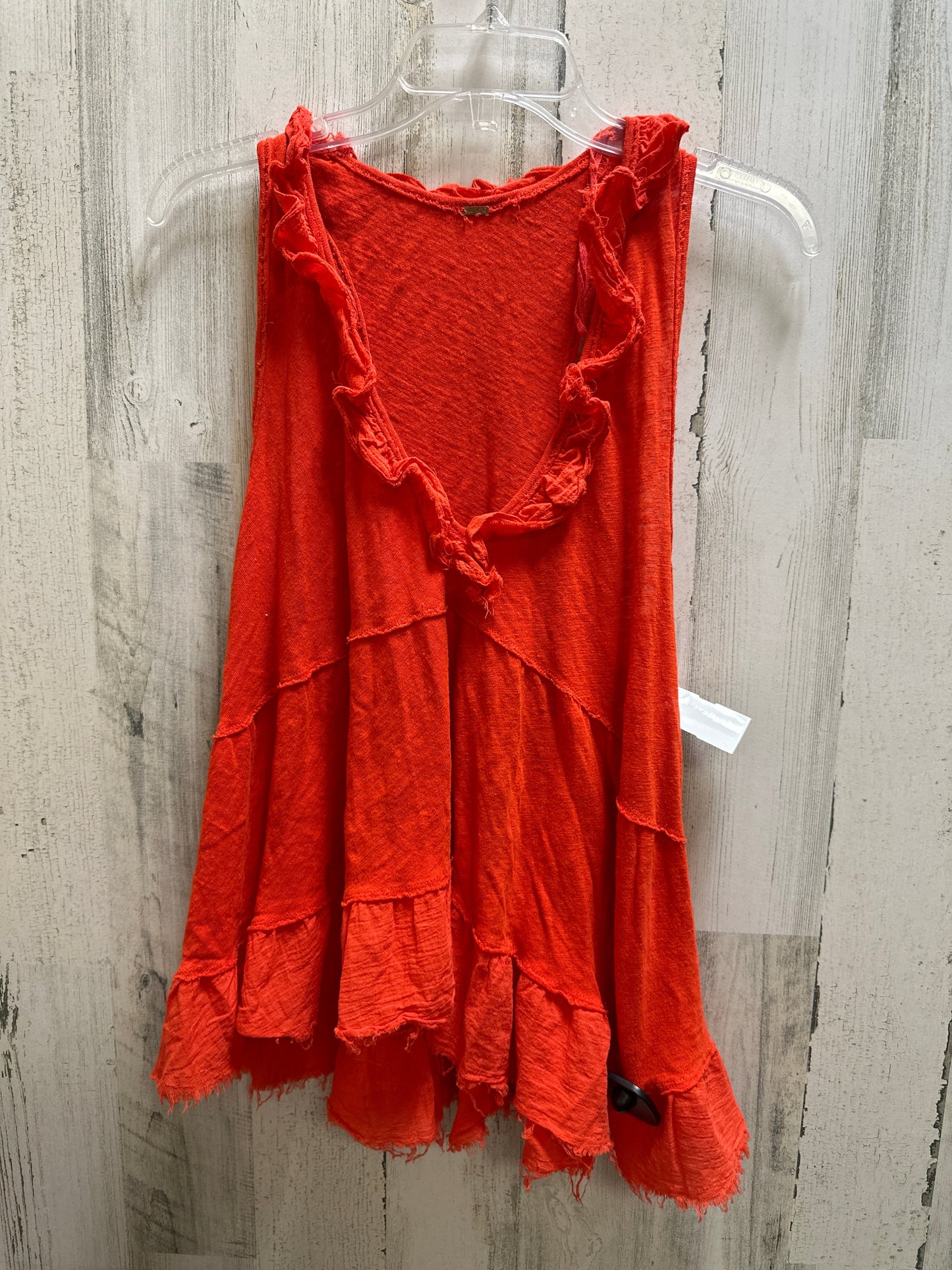 Orange Top Sleeveless Free People, Size S