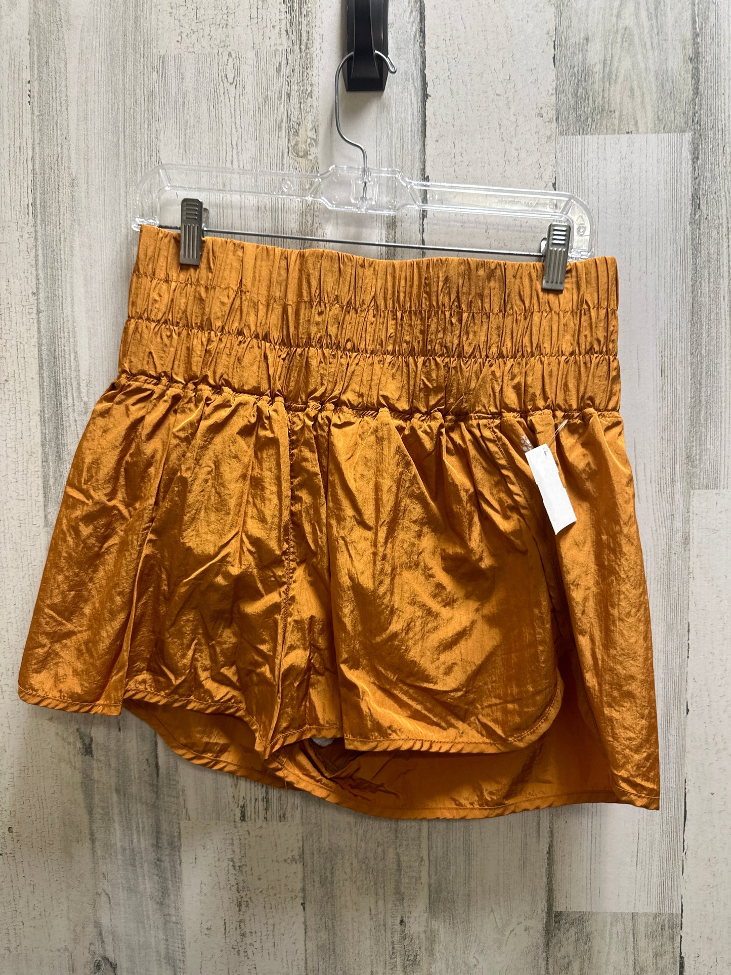 Gold Athletic Shorts Free People, Size Xl