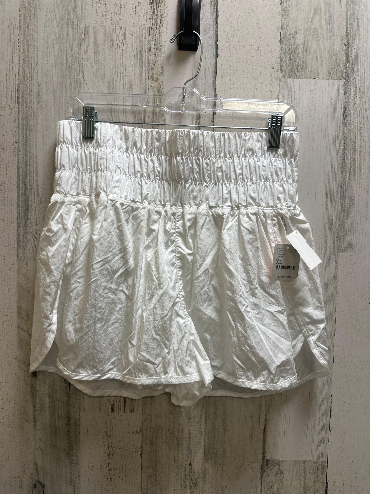 White Athletic Shorts Free People, Size Xl