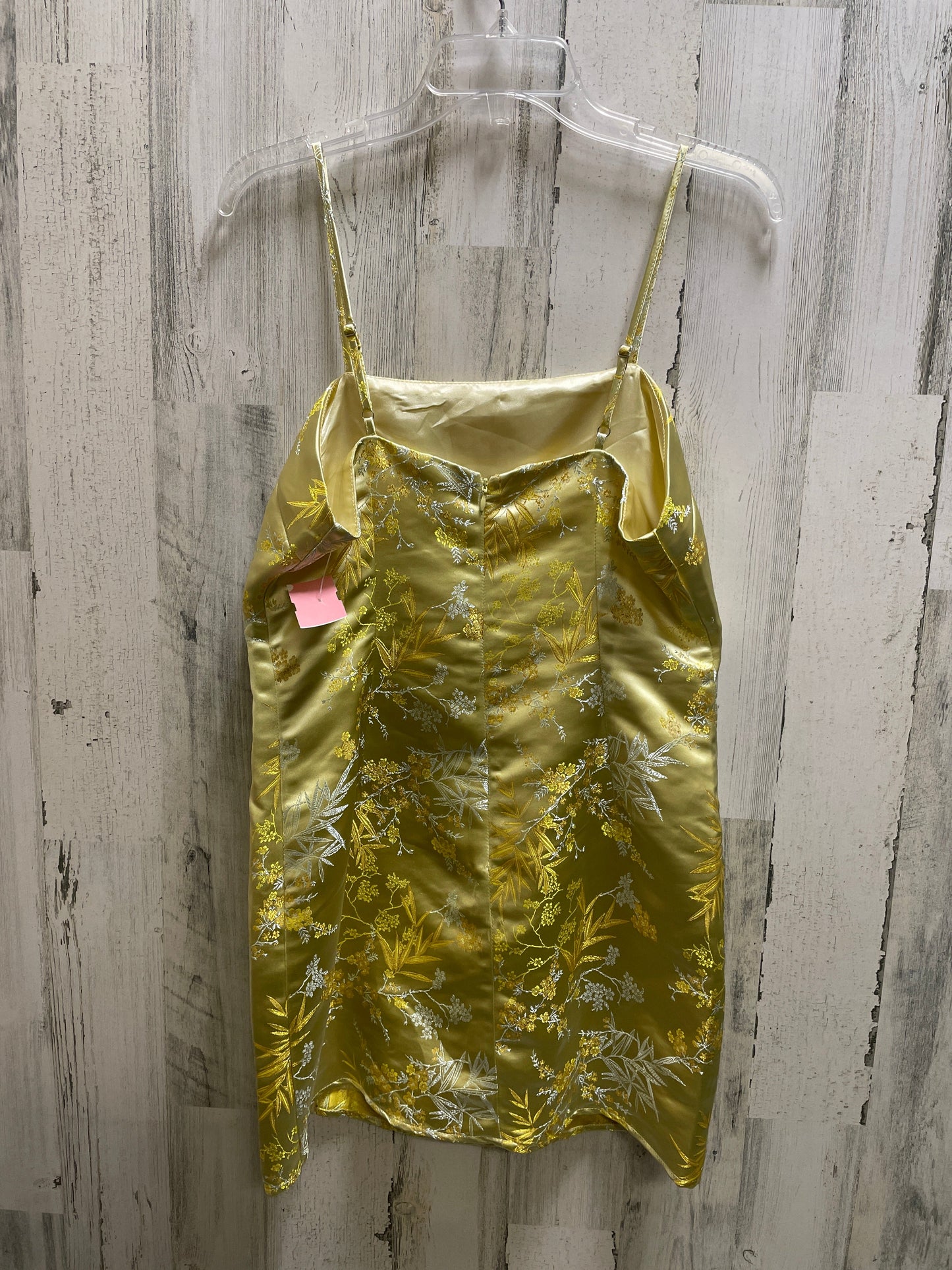 Yellow Dress Casual Short Forever 21, Size M