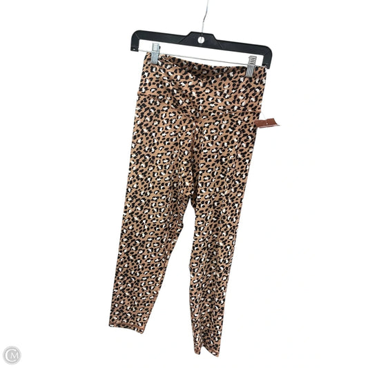 Athletic Leggings Capris By Aerie In Animal Print, Size: L