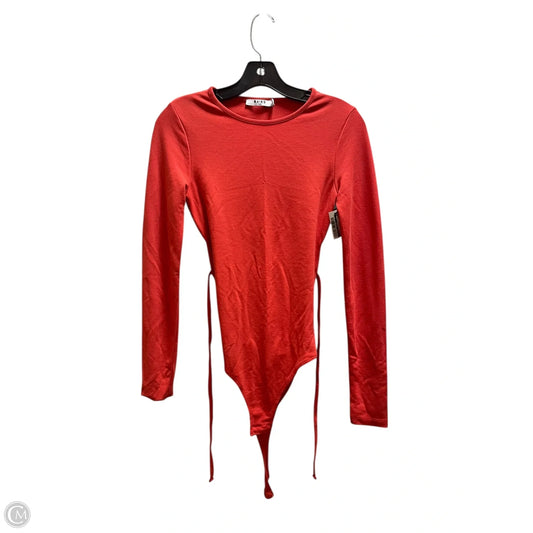 Bodysuit By Clothes Mentor In Red, Size: S
