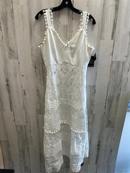 White Dress Casual Maxi Boston Proper, Size S