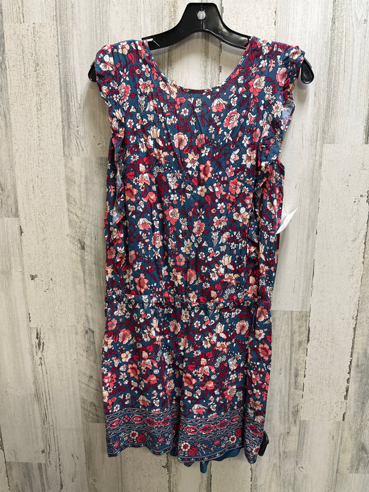 Floral Print Romper Loft, Size M