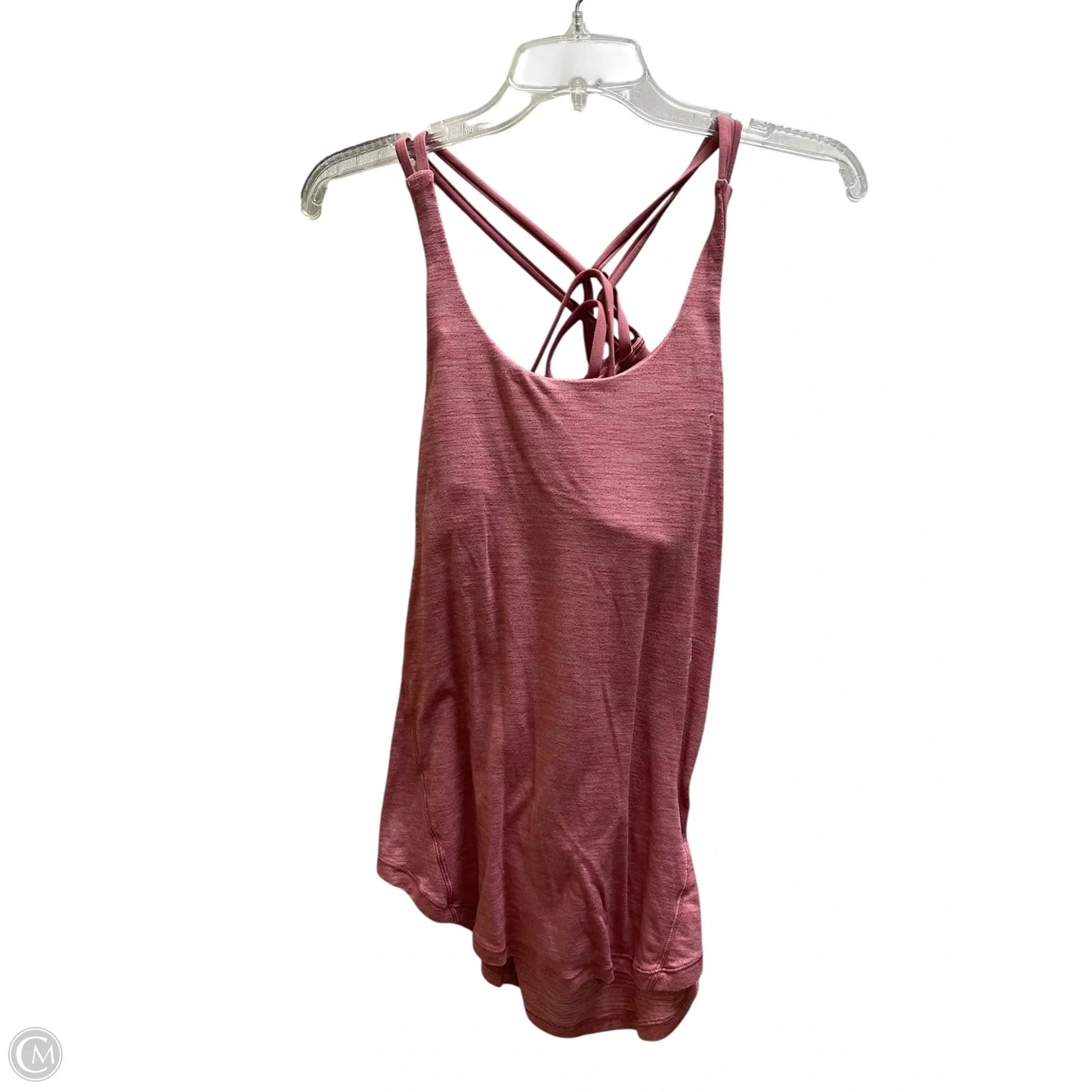 Athletic Tank Top By Lululemon In Pink, Size: 4