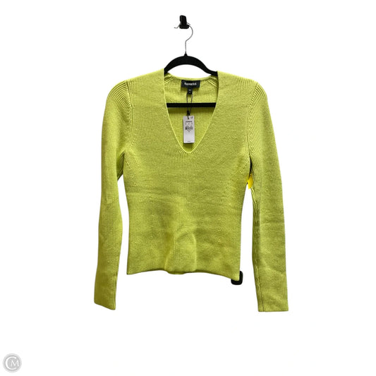 Top Long Sleeve By Express In Green, Size: M