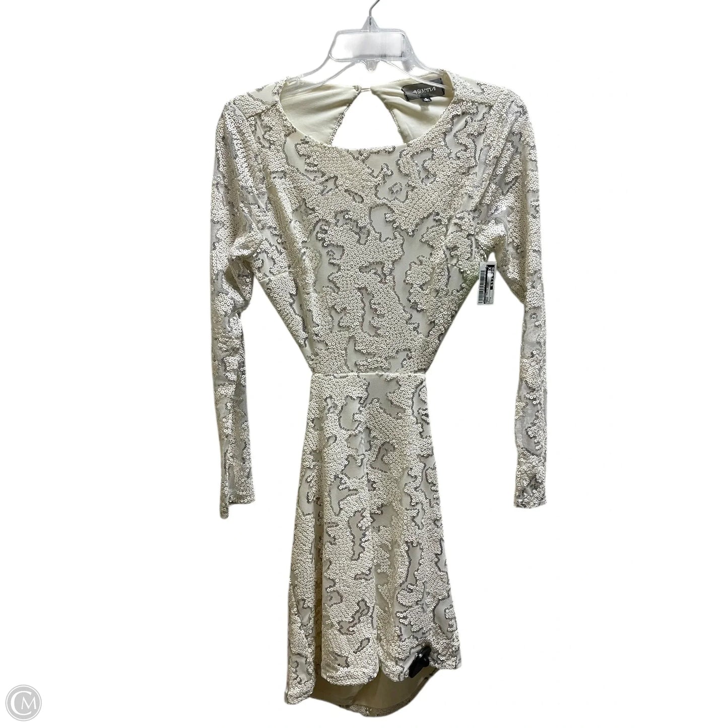 Dress Party Short By 4s13nna In Cream, Size: S