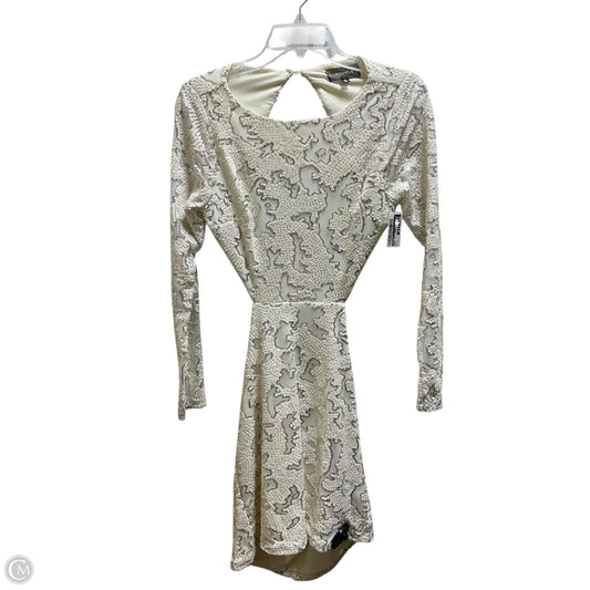 Dress Party Short By 4s13nna In Cream, Size: S