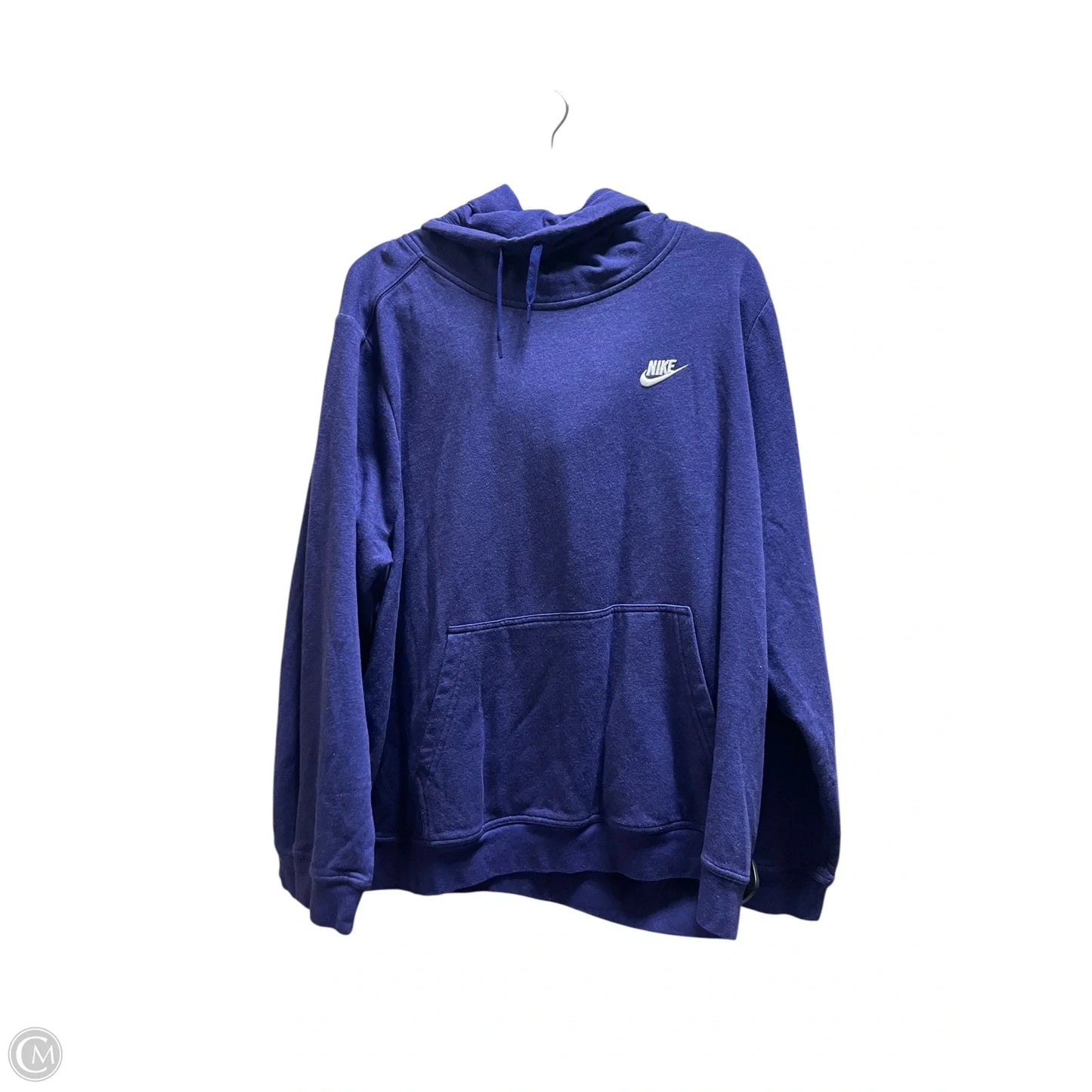 Sweatshirt Hoodie By Nike Apparel In Purple, Size: 3x