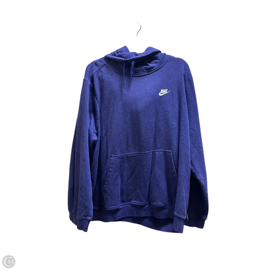 Sweatshirt Hoodie By Nike Apparel In Purple, Size: 3x