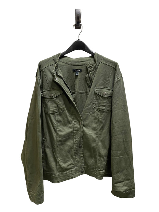 Jacket Other By Torrid In Green, Size: 3x