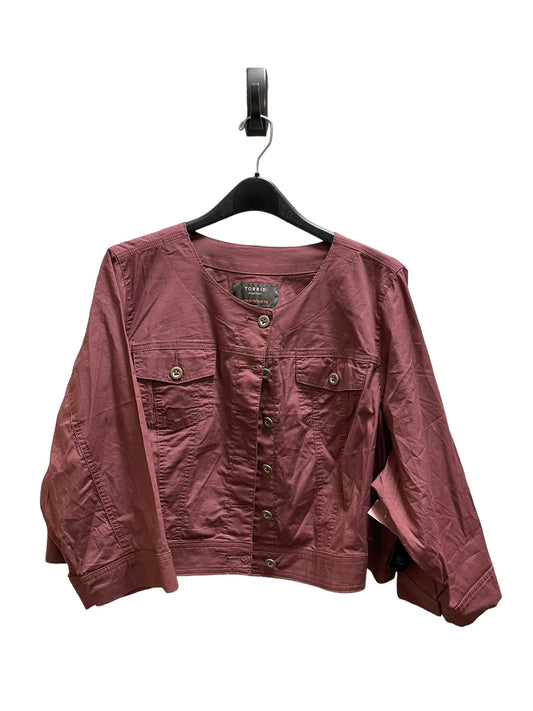 Jacket Other By Torrid In Pink, Size: 3x