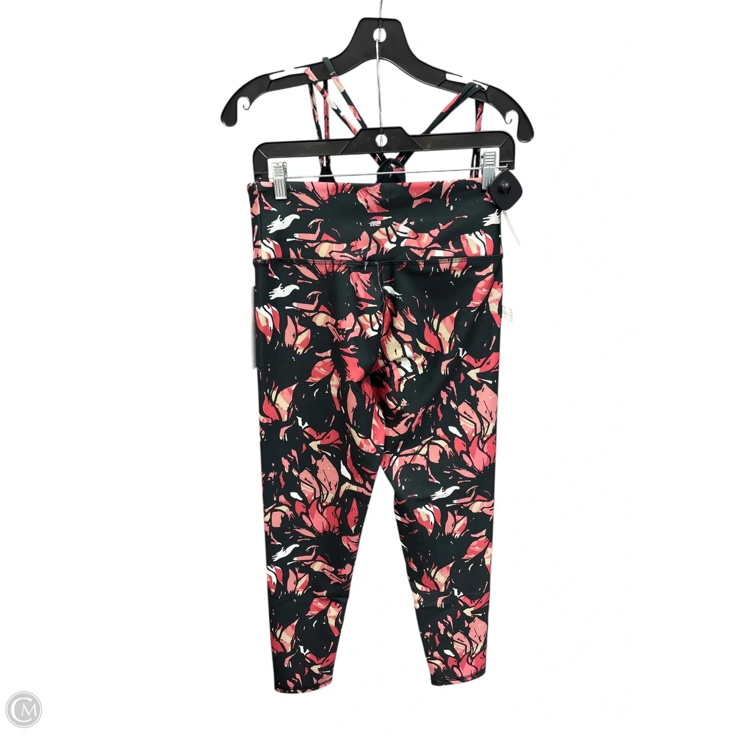 Athletic Pants 2pc By Marika In Floral Print, Size: Xl