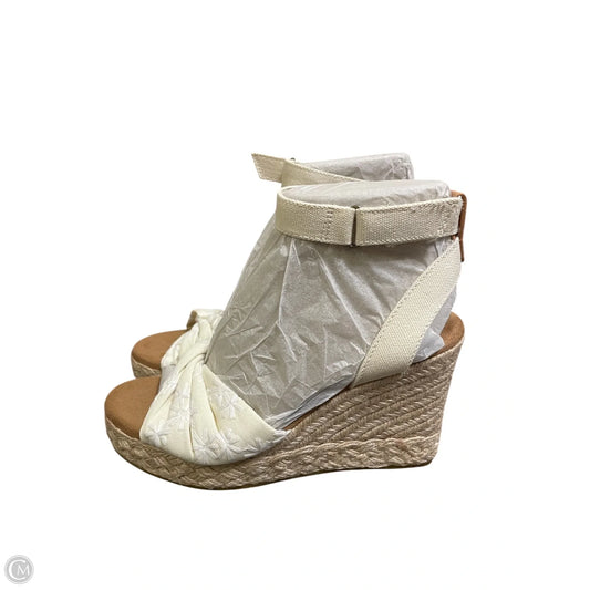 Sandals Heels Block By Toms In Yellow, Size: 6