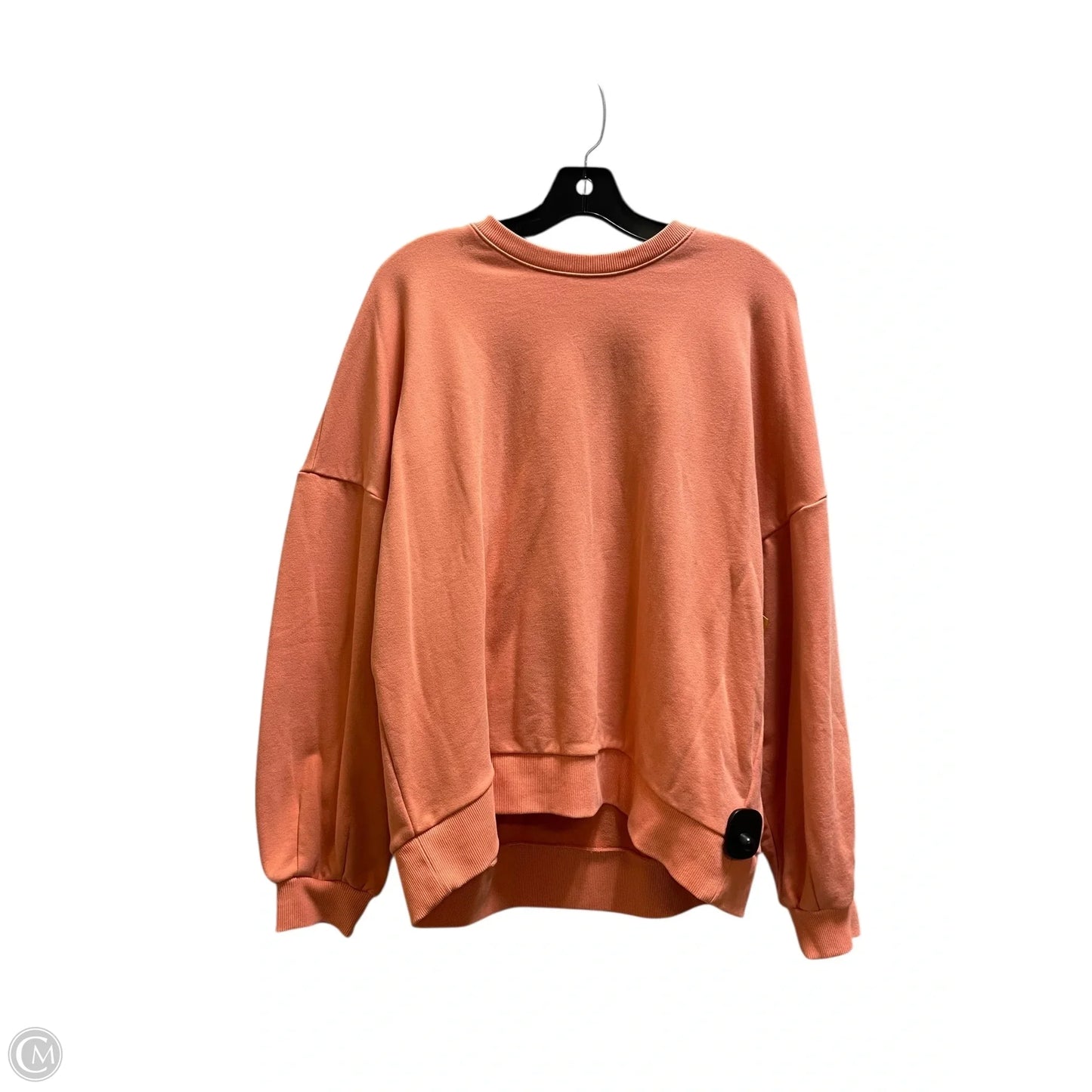 Sweatshirt Crewneck By Calia In Orange, Size: L