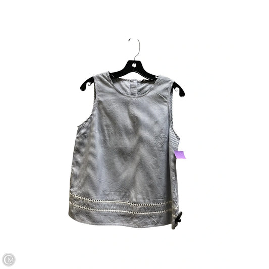Top Sleeveless By Banana Republic In Blue, Size: M