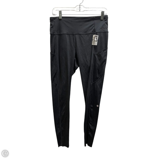 Athletic Leggings By Lululemon In Black, Size: 10