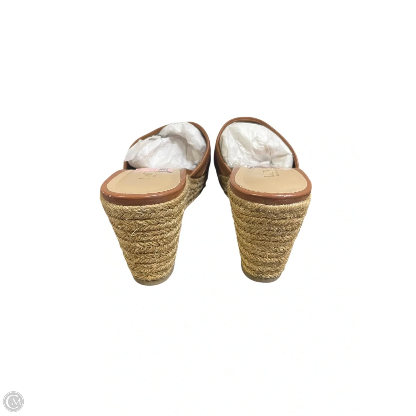 Shoes Heels Wedge By Ralph Lauren In Brown, Size: 9.5