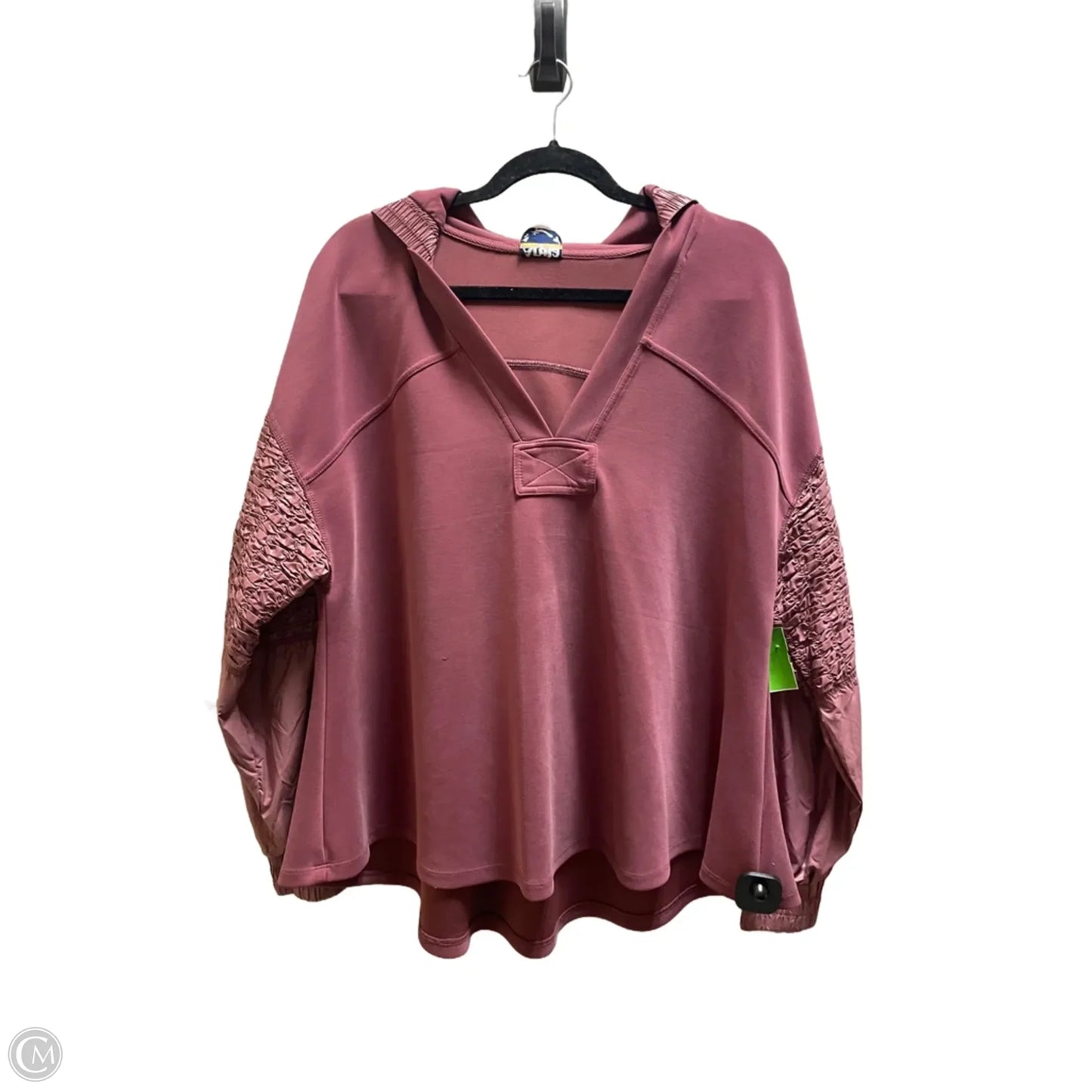 Sweatshirt Hoodie By Arula In Purple, Size: 1x