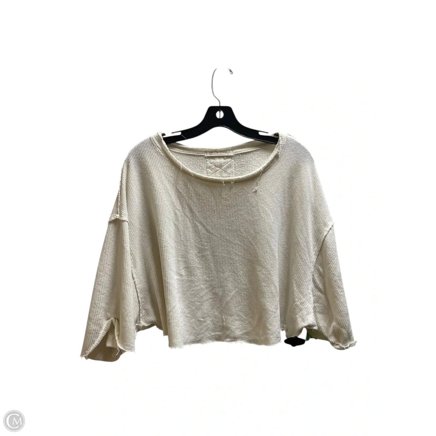 Top Long Sleeve By We The Free In White, Size: S