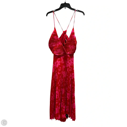 Dress Casual Midi By Lulus In Red, Size: Xl