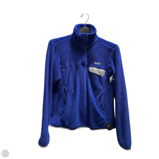 Jacket Fleece By Patagonia In Blue, Size: S