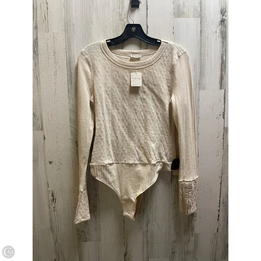 Top Long Sleeve By Free People In Beige, Size: M