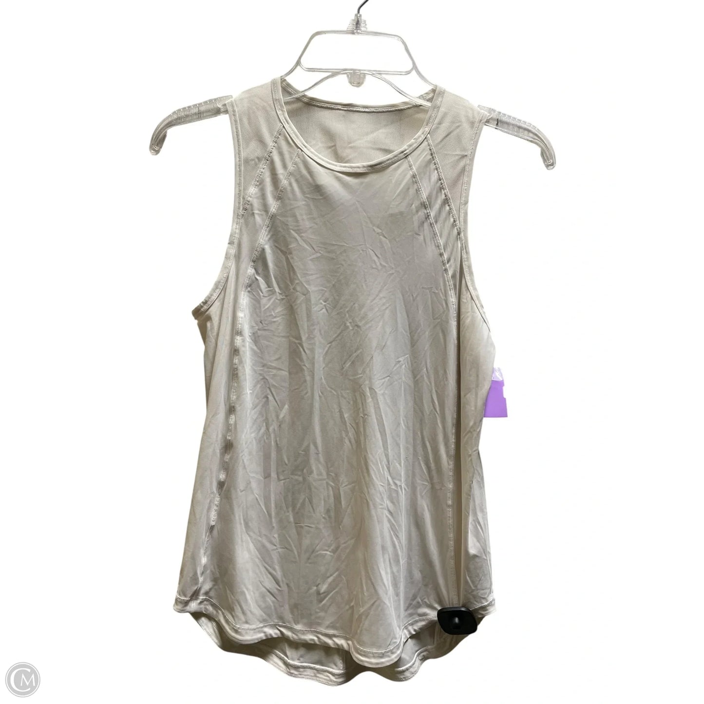 Athletic Tank Top By Lululemon In Cream, Size: 4