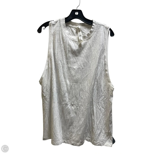 Athletic Tank Top By Lululemon In White, Size: 8