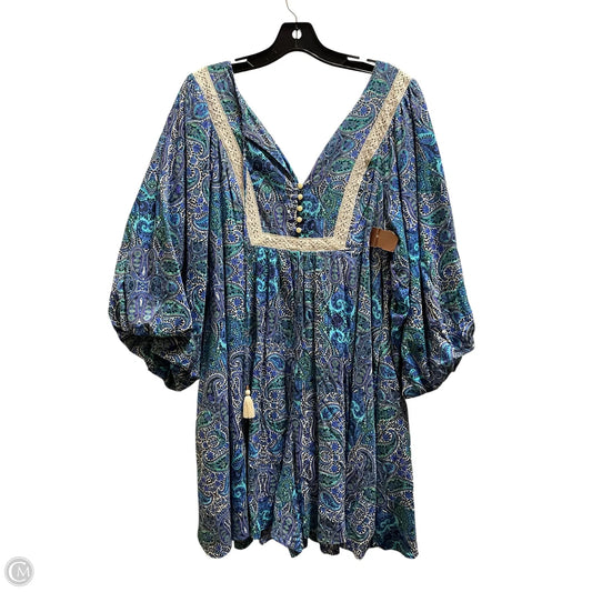 Dress Casual Short By Anthropologie In Blue, Size: M