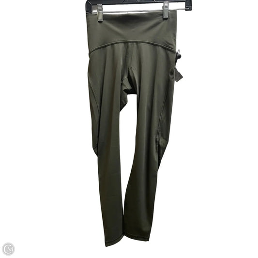 Athletic Leggings By Lululemon In Green, Size: 4