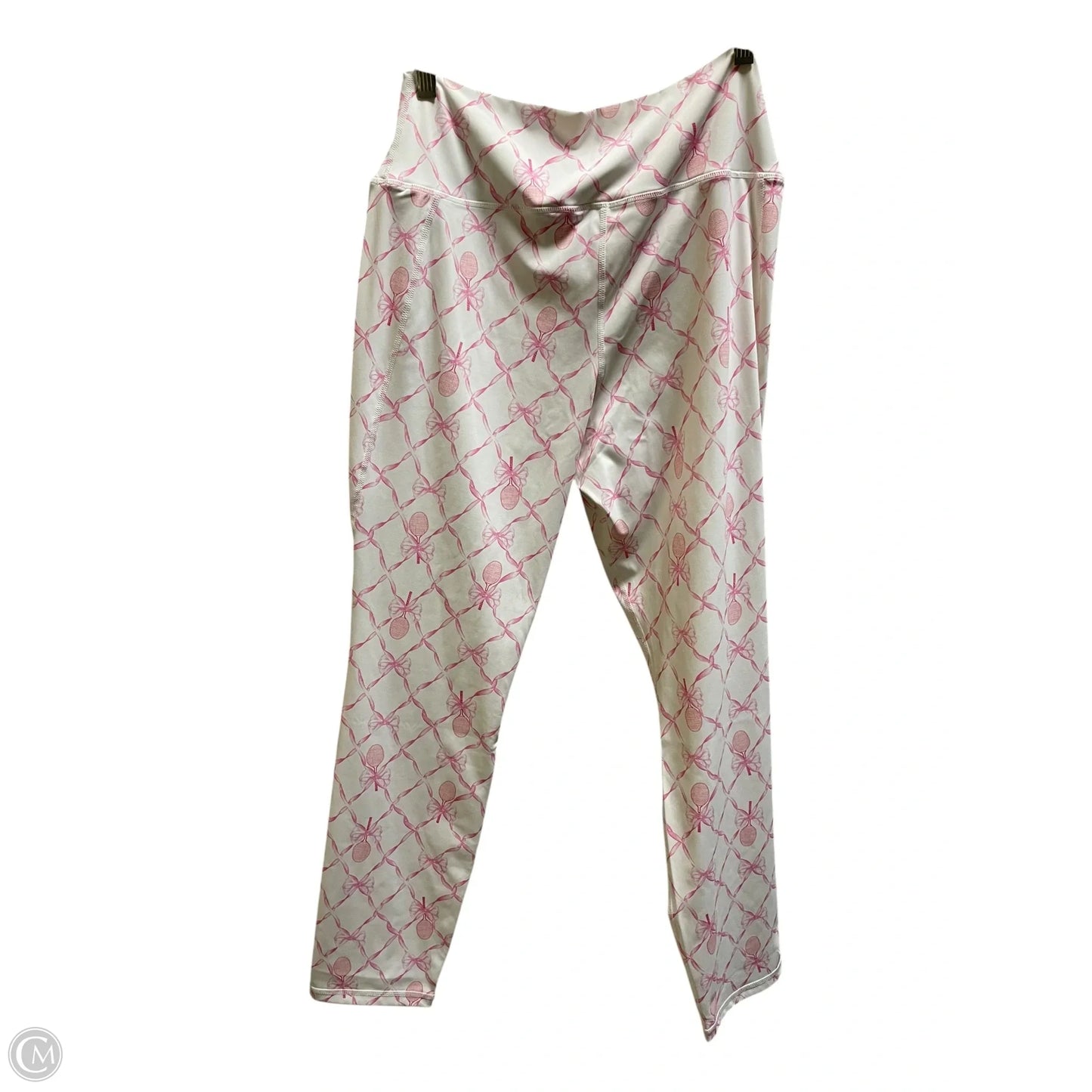 Athletic Leggings By Loveshackfancy In Pink, Size: Xl