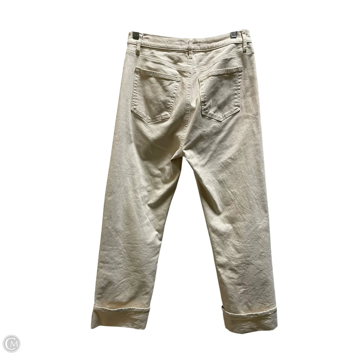 Jeans Straight By Loft In Cream, Size: 26