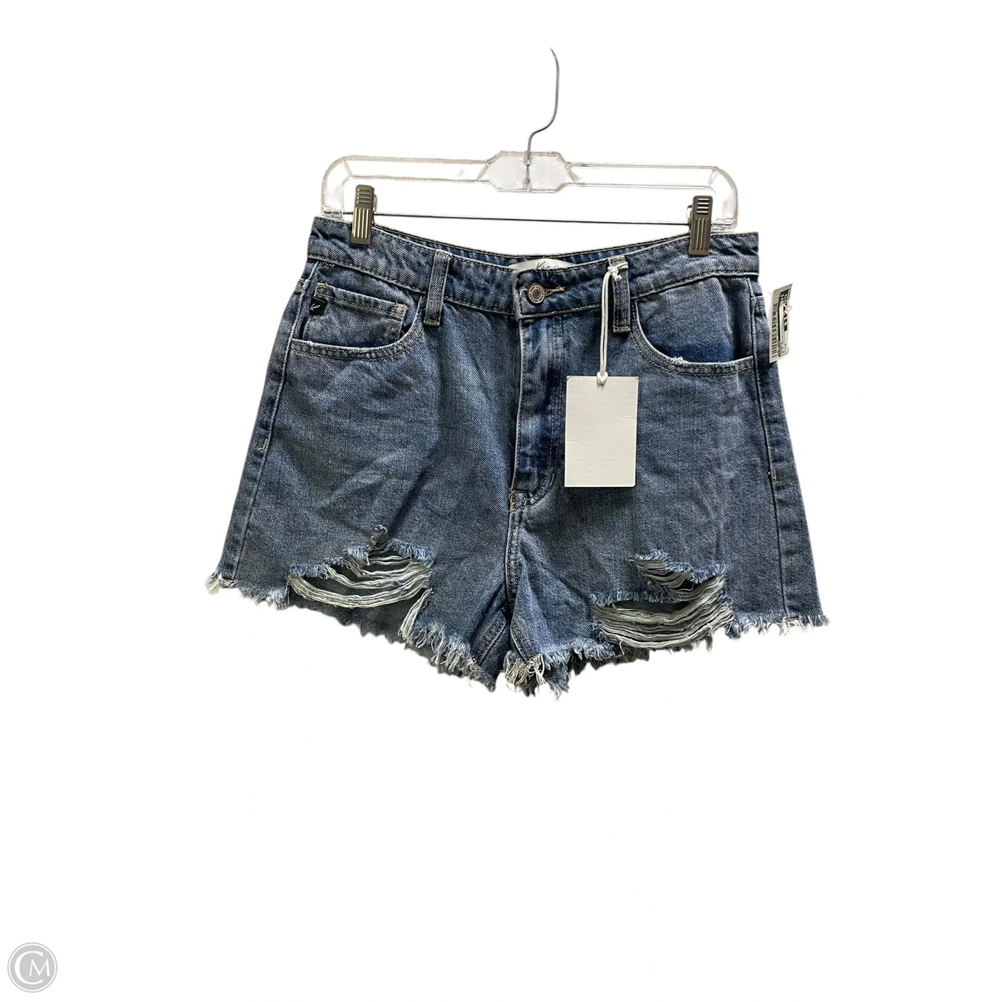 Shorts By Kancan In Blue Denim, Size: M