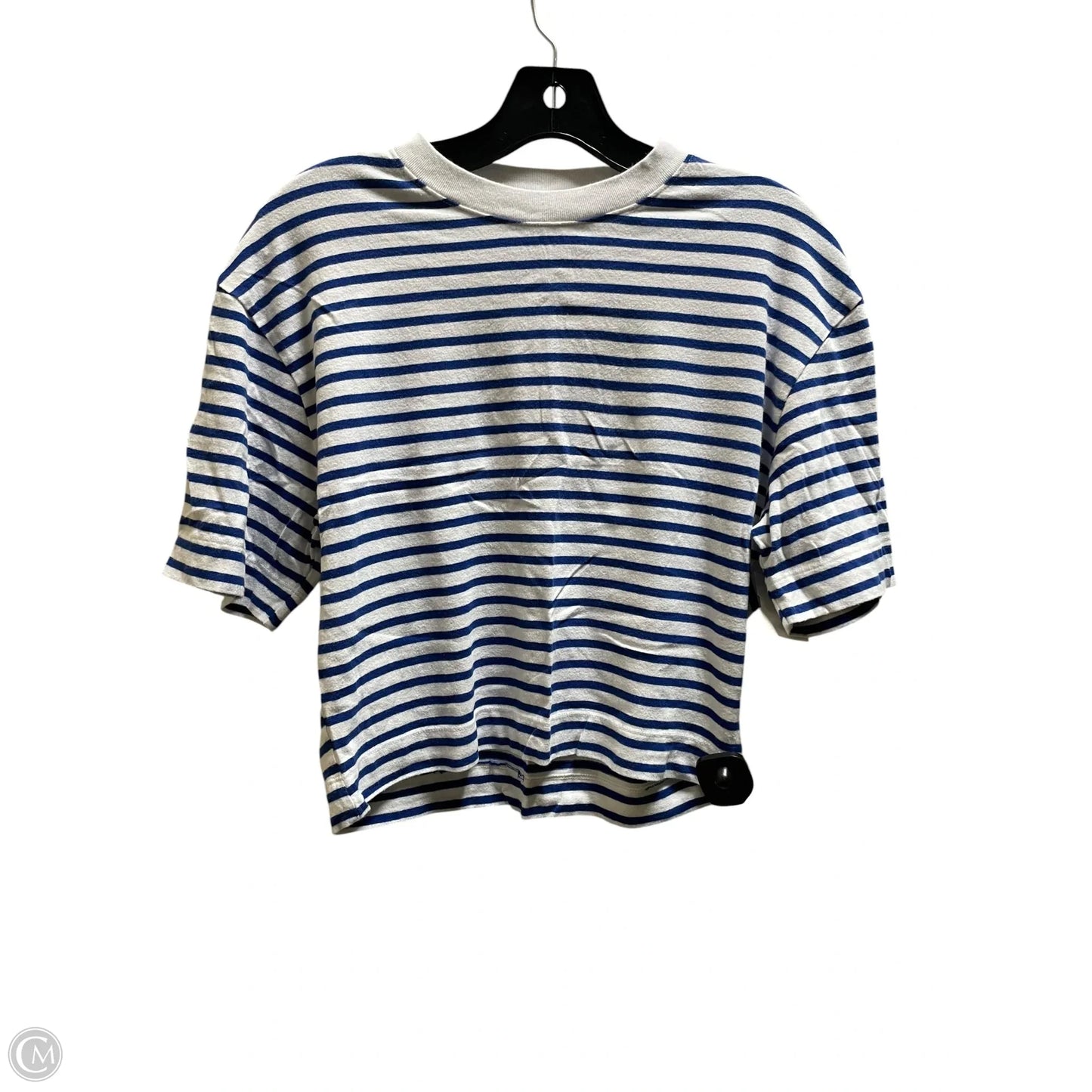 Top Short Sleeve By Abercrombie And Fitch In Blue, Size: S