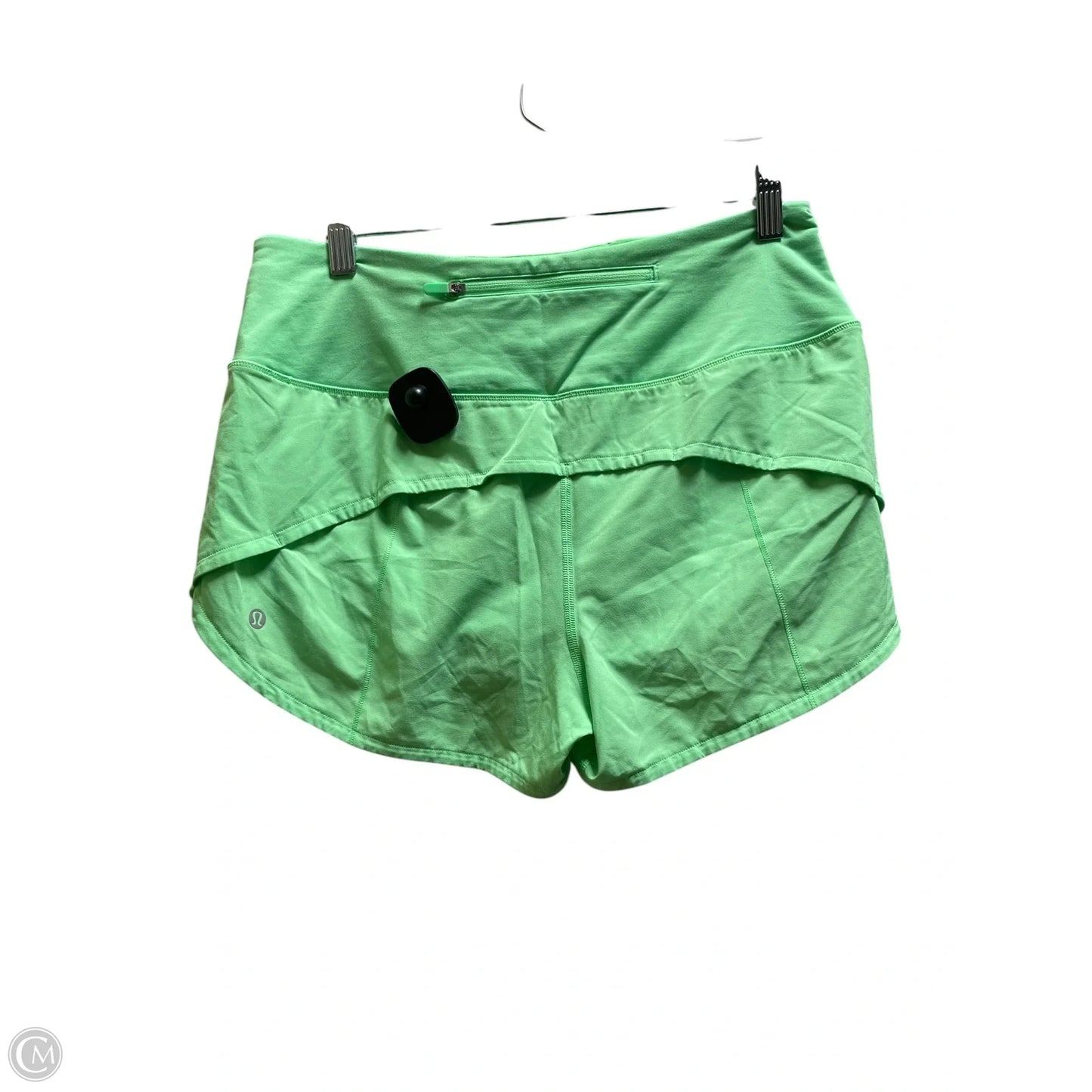 Athletic Shorts By Lululemon In Green, Size: 6