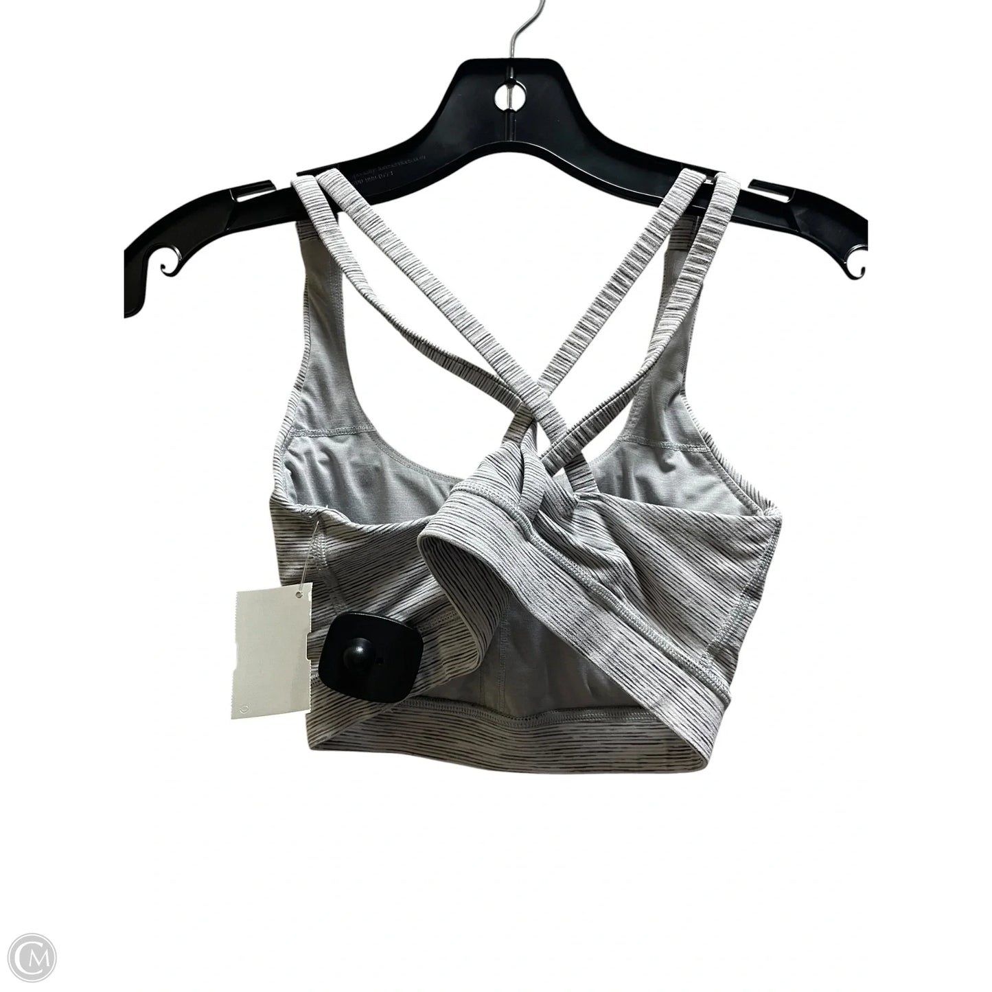 Athletic Bra By Lululemon In Grey, Size: 4