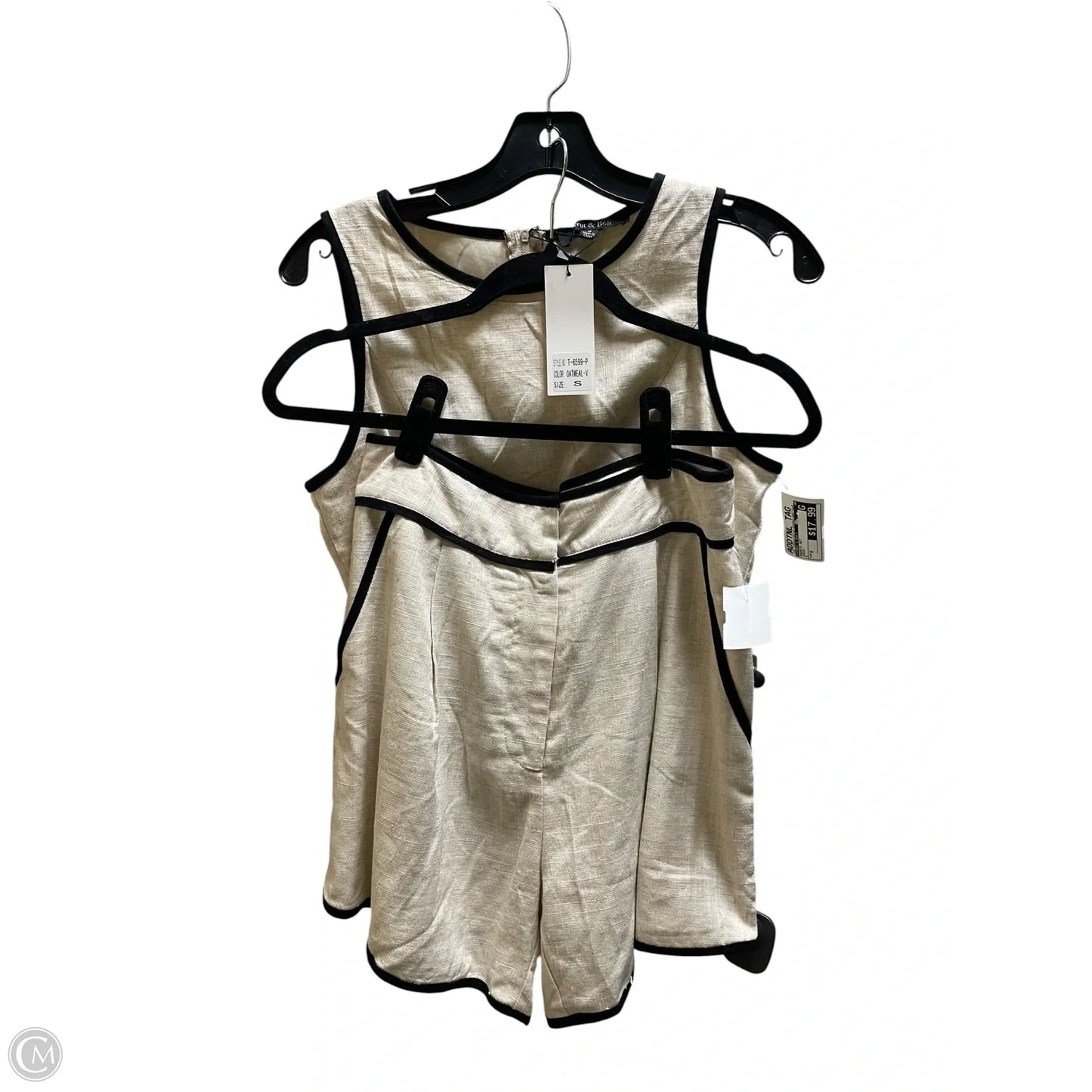 Shorts Set By Strut & Bolt In Cream, Size: S
